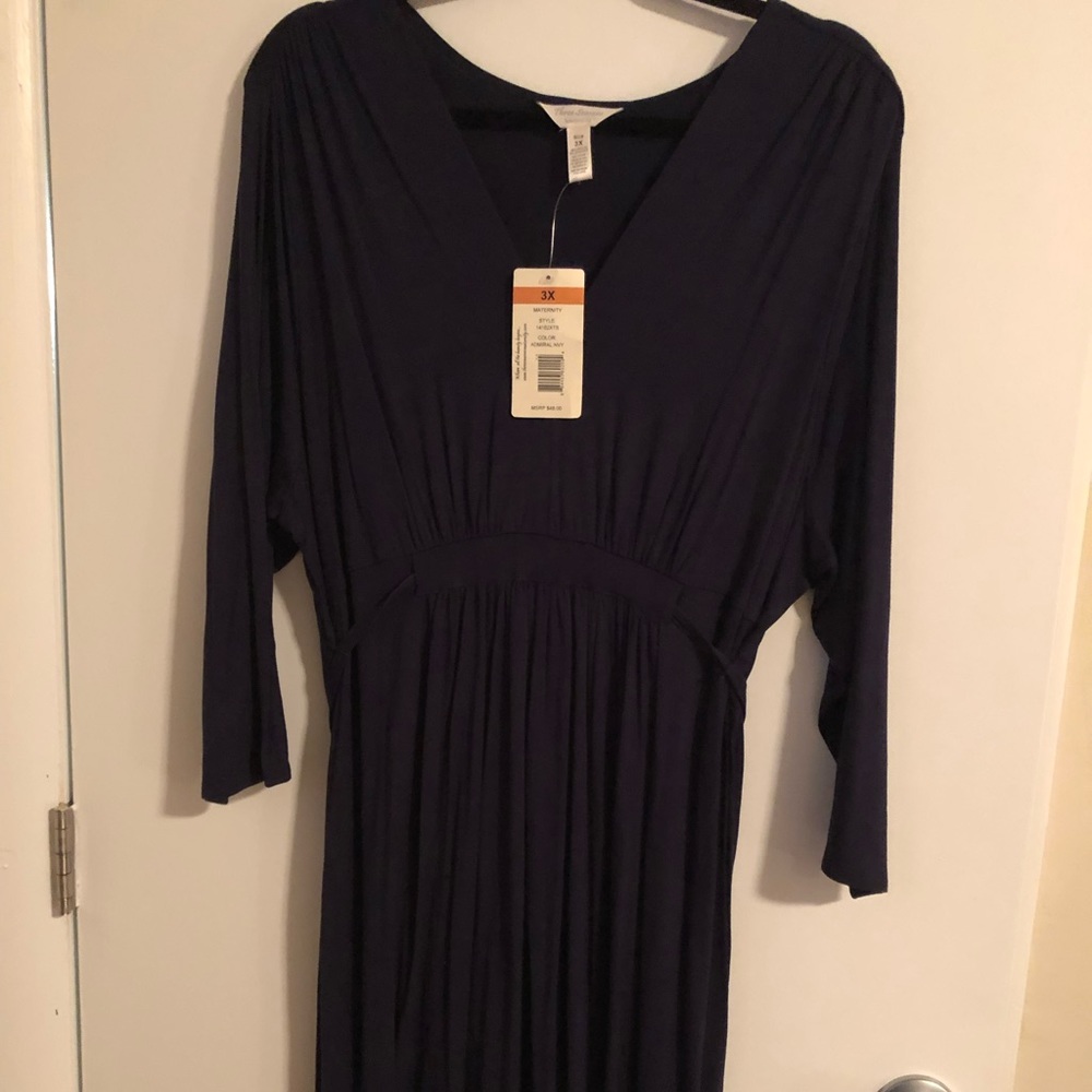 Maternity Navy Dress